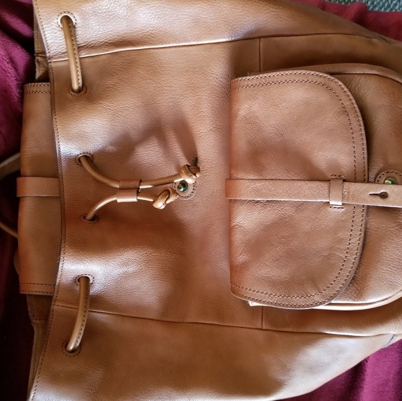Madewell Handbags - Madewell tan backpack transport rucksack